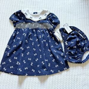 Hartstrings Smocked Dress And Bloomers
